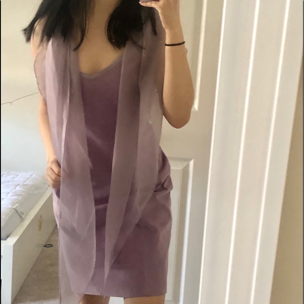 Danier Suede Purple Dress